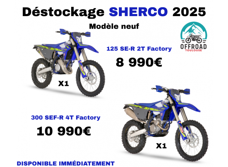 DESTOCKAGE SHERCO 2025 