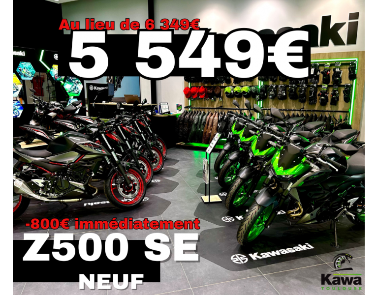 27 jours restants pour la Z500 SE à 5 549€