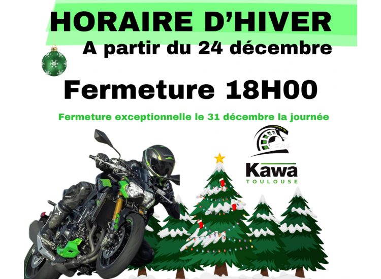 HORAIRE D'HIVER