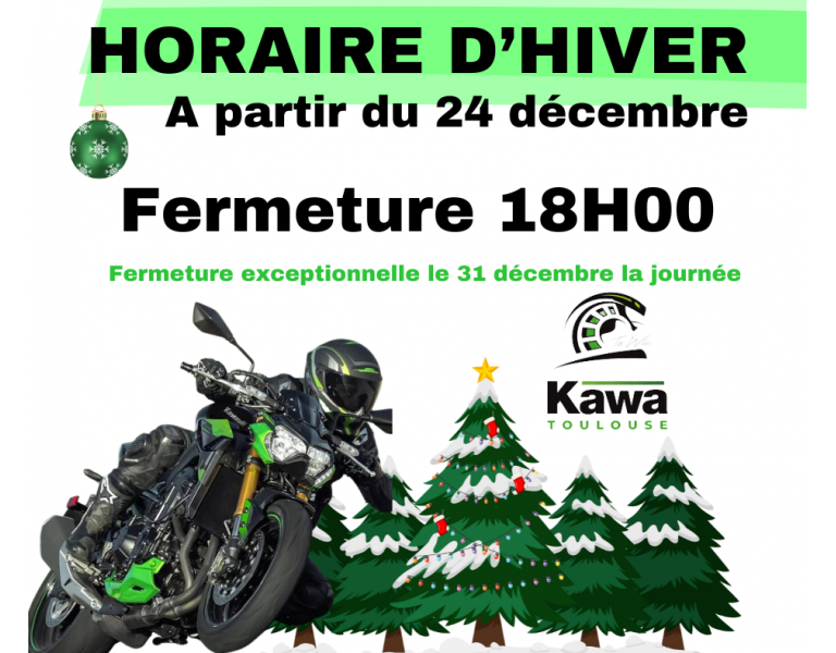 HORAIRE D'HIVER