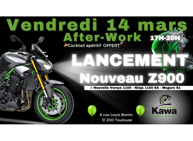 AFTER WORK - LANCEMENT NOUVELLE Z900