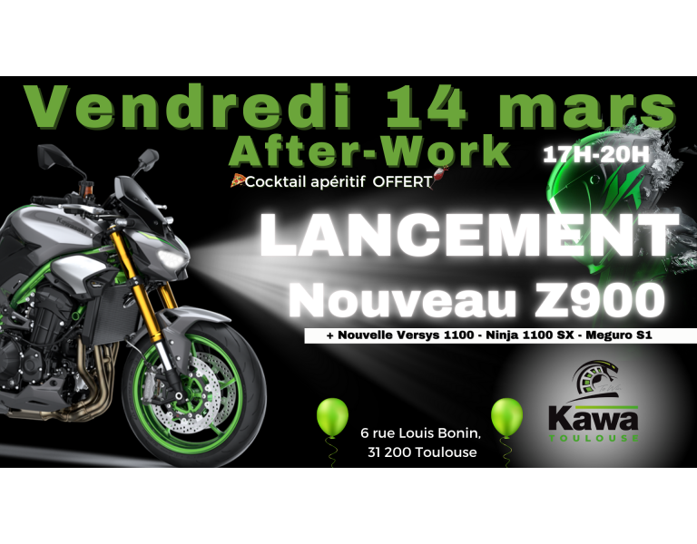 AFTER WORK - LANCEMENT NOUVELLE Z900